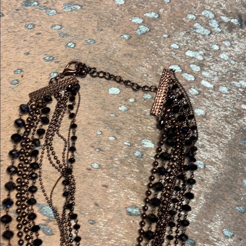 3 for $15- Black Beaded Cross necklace - Picture 3 of 3